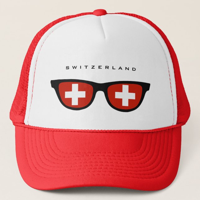 Casquette personnalisé de la marque Suisse (Devant)