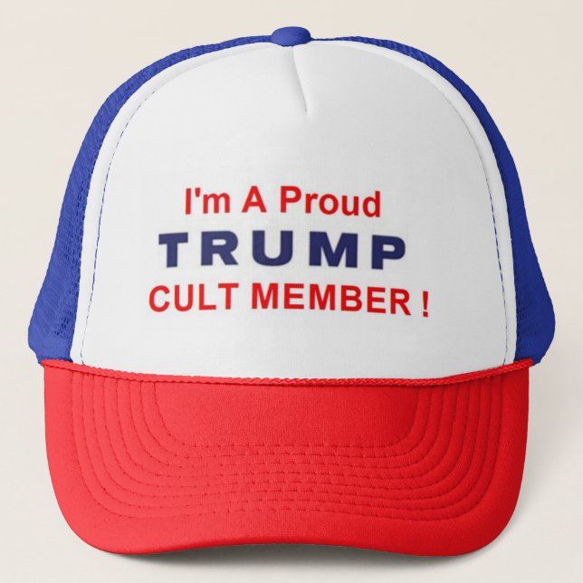 Casquette Personnalisé Fier Trump Cult Membre (Devant)