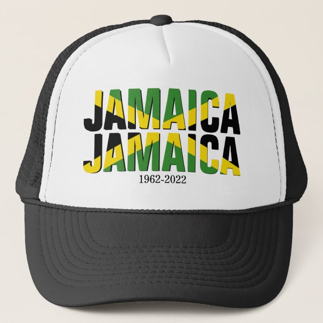 Casquette Personnalisé JAMAICA JAMAICA 60e anniversaire (Devant)