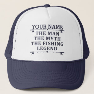 Casquette Personnalisé L'Homme Le Mythe La Légende De La Pêc