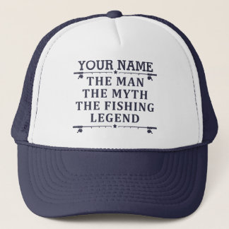 Casquette Personnalisé L'Homme Le Mythe La Légende De La Pêc