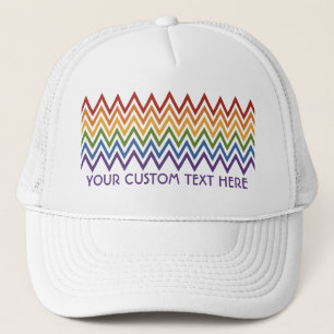 Casquette personnalisé Motif Rainbow Chevron