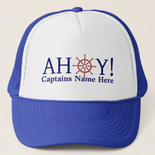 Casquette Personnalisé Personnalisable Ahoy Capitaines