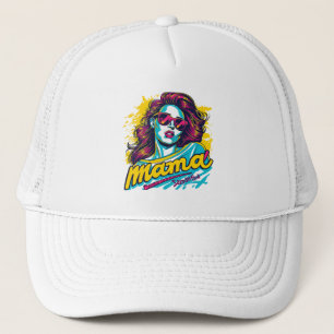 Casquette Personnalisé Retro Mama Pop Art (12)