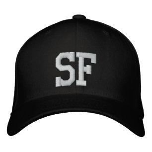 CASQUETTE personnalisé SF - noir et blanc