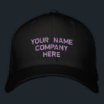 Casquette personnalisé Votre nom de texte Casquett<br><div class="desc">Votre Casquette Promotionnel Personnalisé - Ajouter Votre Texte - Nom - Société / Numéro / Lettre / Slogan - Tagline / ou Site, Téléphone, E-mail, Poignée de médias sociaux, Adresse, Logo - Photo / plus - Choisissez Votre Couleur / Taille / Police - Faites votre unique promotion commerciale ou cadeau...</div>