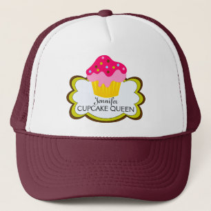 Casquette personnalisé Whimsical Pink Cupcake