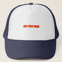 Casquette personnalisée avec nom de détail décontr