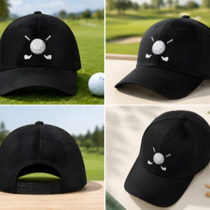 Casquette personnalisée brodée Balle de golf & Clu