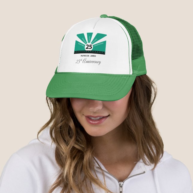 Casquette Personnaliser, 25e anniversaire de l'employé (En situation)
