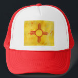 Casquette Personnaliser d'aquarelle du drapeau de l'État du<br><div class="desc">Découvrez ce casquette génial avec une aquarelle Nouveau Mexique State Flag! Consultez ma boutique pour plus de designs aussi! Ou si vous voulez quelque chose de personnalisé, faites-le-moi savoir. Customisez-le avec votre propre texte ! Si vous l'achetez, merci ! N'oubliez pas de partager une photo sur Instagram de celle-ci en...</div>
