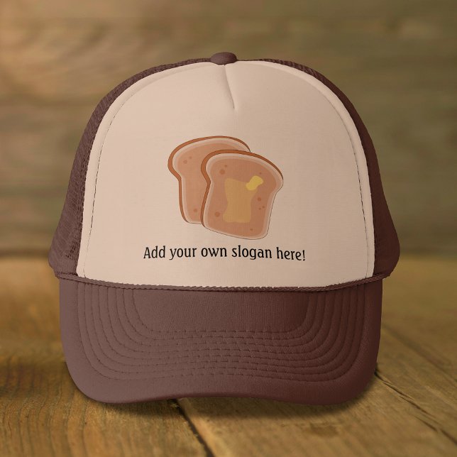Casquette Personnaliser de ce graphique Toast Beurré (Créateur téléchargé)