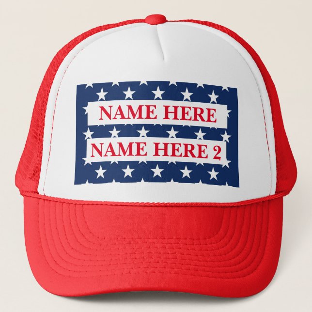 Casquette Personnaliser le nom de l'élection  (Devant)