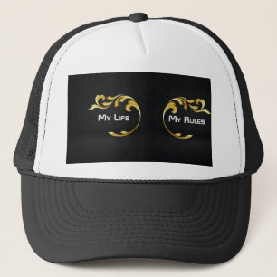 Casquette Personnaliser Ma Vie Mes Règles Texte Image Chapea