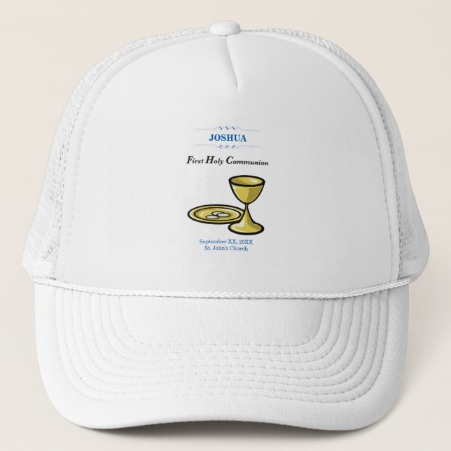 Casquette Personnaliser, Première communion Corps et Sang (Devant)