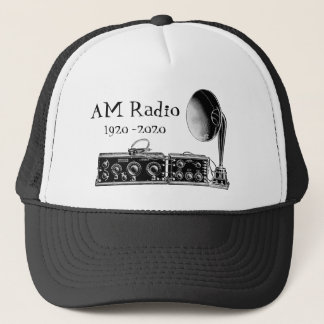 Casquette Personnaliser récepteur radio AM Vintage