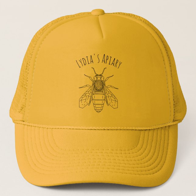Casquette Personnalisez Votre Chapeau De Camion Apiary De Ma (Devant)