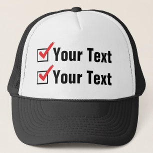 Casquette Personnalisez votre propre statut - Annonce person