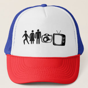 Casquette Personne Femme Homme Caméra TV