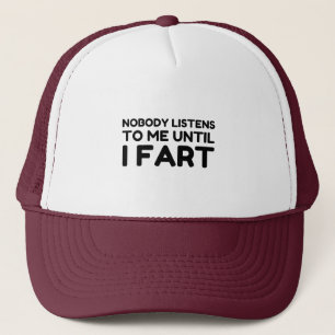 Casquette Personne Ne M'Écoute Jusqu'À Ce Que Je Parte