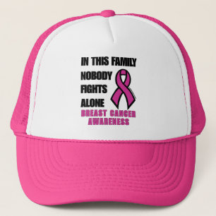 Casquette PERSONNE NE SE BAT SEUL...Cancer du sein