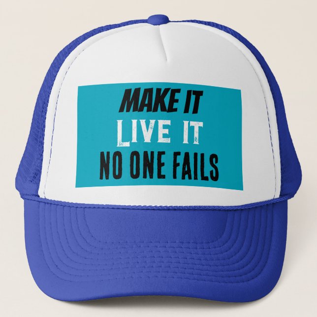 Casquette personne n'échoue (Devant)