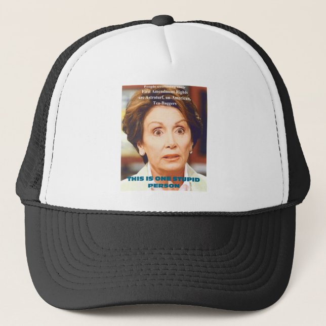 CASQUETTE PERSONNE STUPIDE DE NANCY PELOSI- UN (Devant)