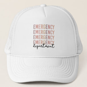 Casquette Personnel du service des urgences   Infirmière des