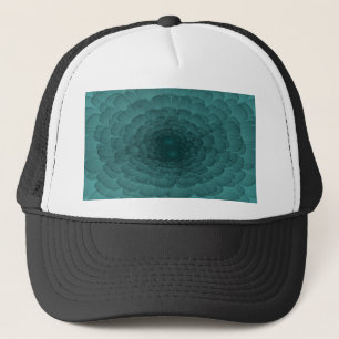 Casquette Pétales en Turquoise