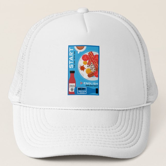 Casquette Petit déjeuner anglais traditionnel (Devant)