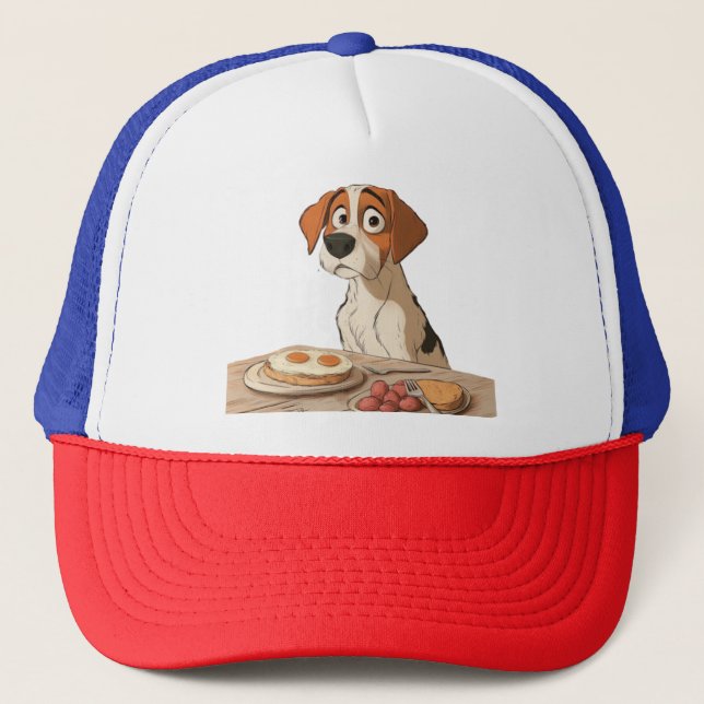 Casquette Petit-déjeuner chien (Devant)