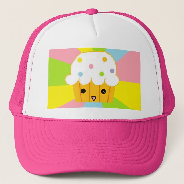 Casquette Petit gâteau heureux (Devant)