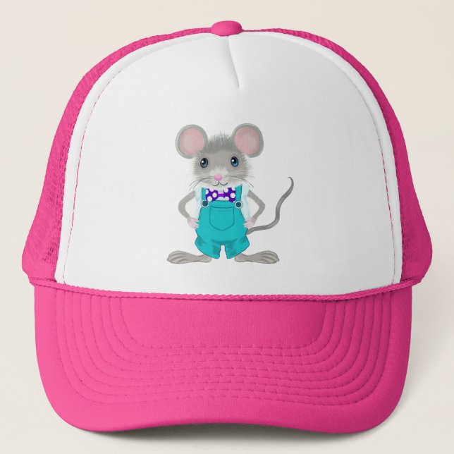 Casquette Petit souris mignon et élégant (Devant)
