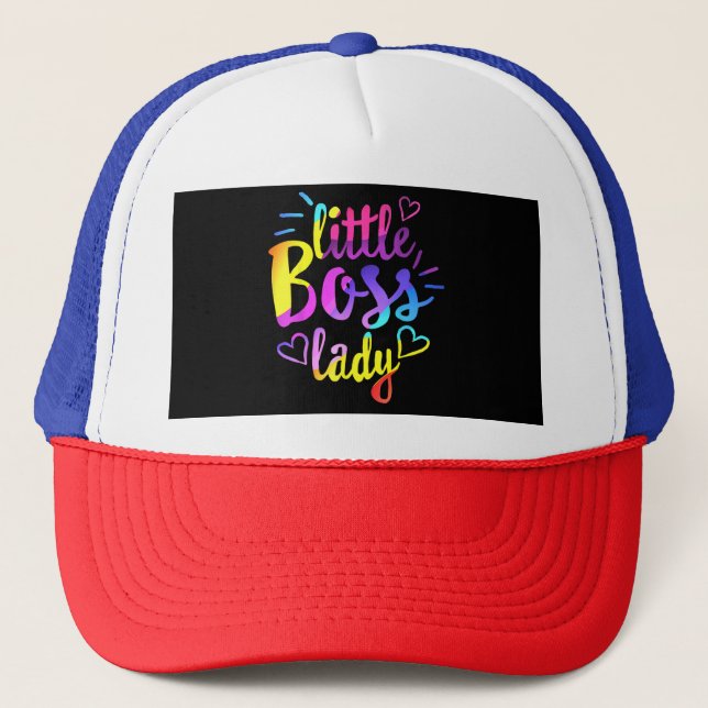 Casquette Petite fille de la patronne mini bos (Devant)