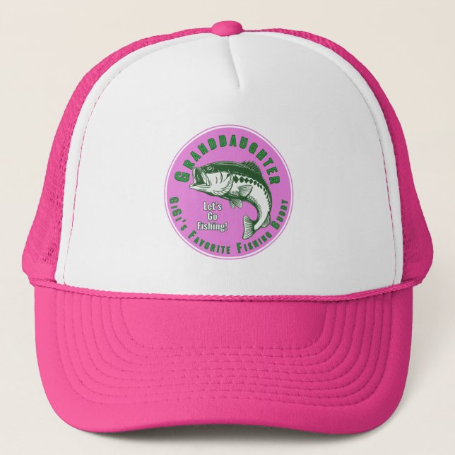 Casquette Petite-fille et Gigi à la pêche  (Devant)