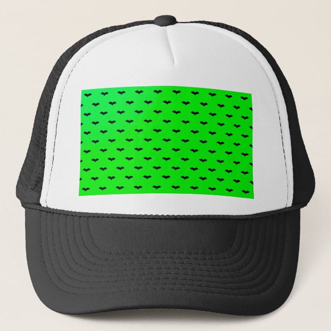 Casquette Petites chauves-souris vertes (Devant)