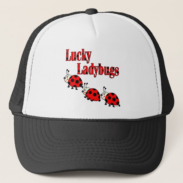 Casquette Petites coccinelles chanceuses (Devant)
