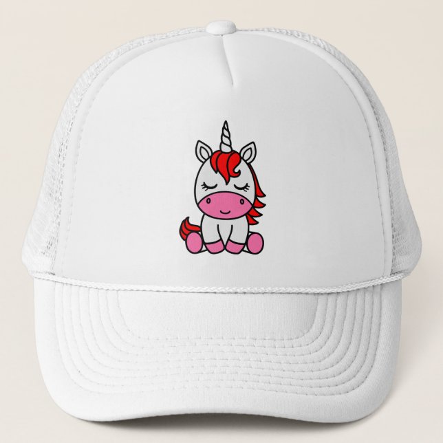 Casquette Petites filles Unicorn Pony (Devant)