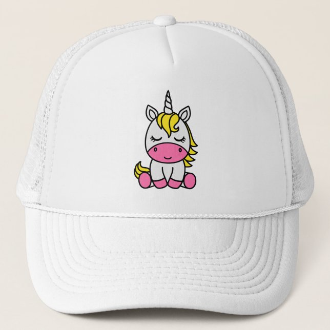 Casquette Petites filles Unicorn Pony (Devant)