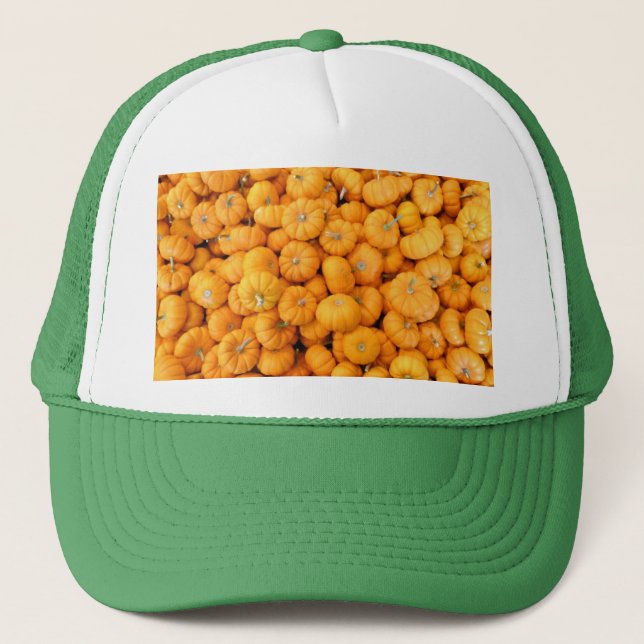 Casquette Petits Citrouilles de récolte de automne orange (Devant)