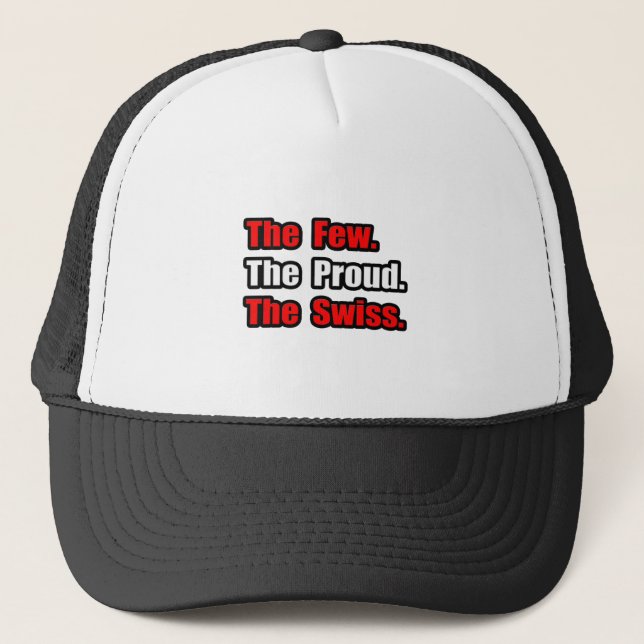 Casquette Peu de Suisse fière (Devant)