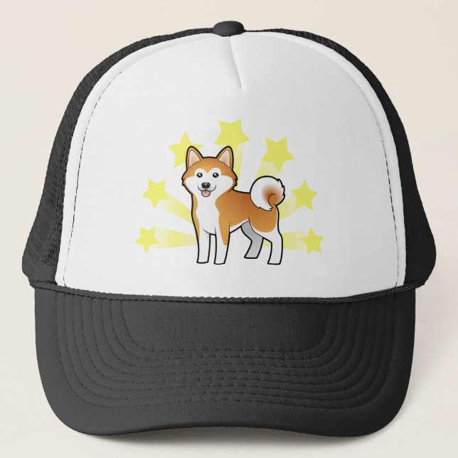 Casquette Peu d'étoile Akita Inu/Shiba Inu (Devant)