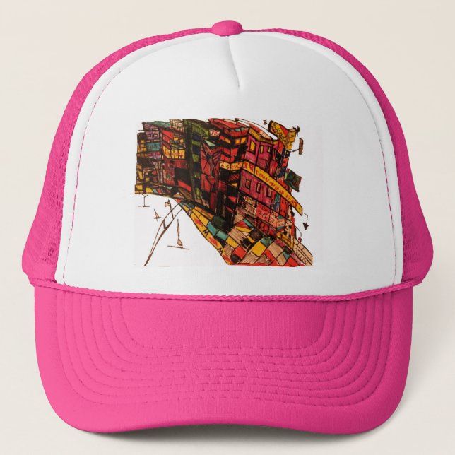 Casquette peur de gdp encre (Devant)