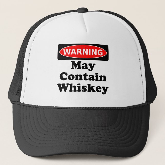 Casquette Peut contenir le whiskey (Devant)