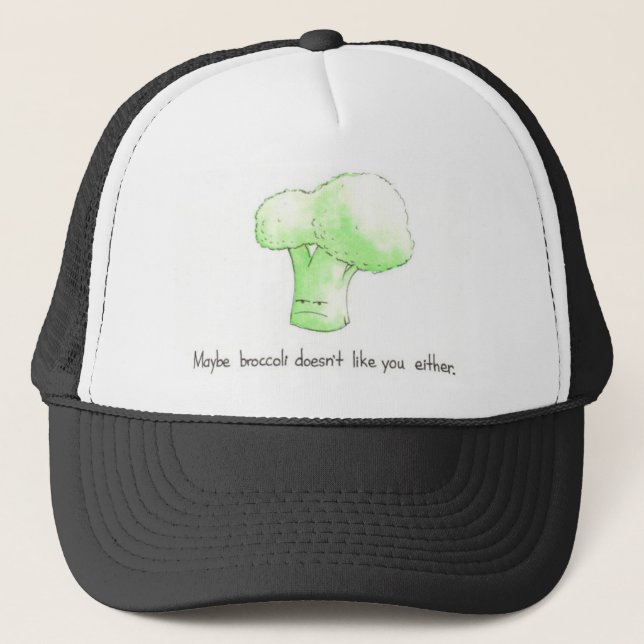 Casquette Peut-être le brocoli ne vous aime pas non plus ! (Devant)