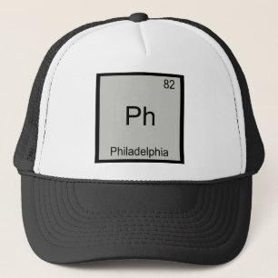 Casquette Ph - Philadelphie City Chimie Élément Symbole T