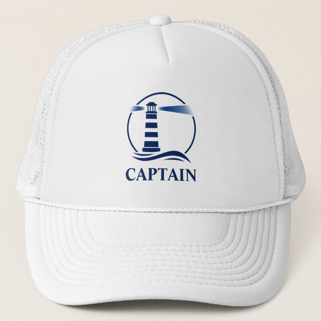 Casquette Phare classique nautique du capitaine (Devant)