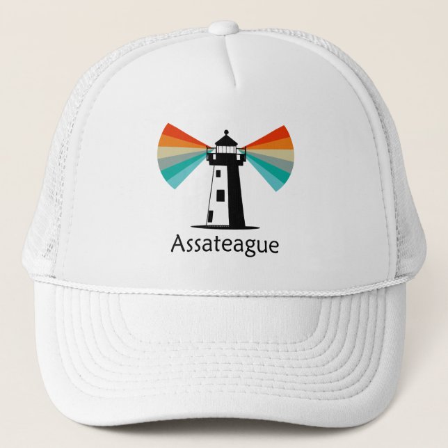 Casquette Phare d'Assateague Virginia Arc-en-ciel (Devant)