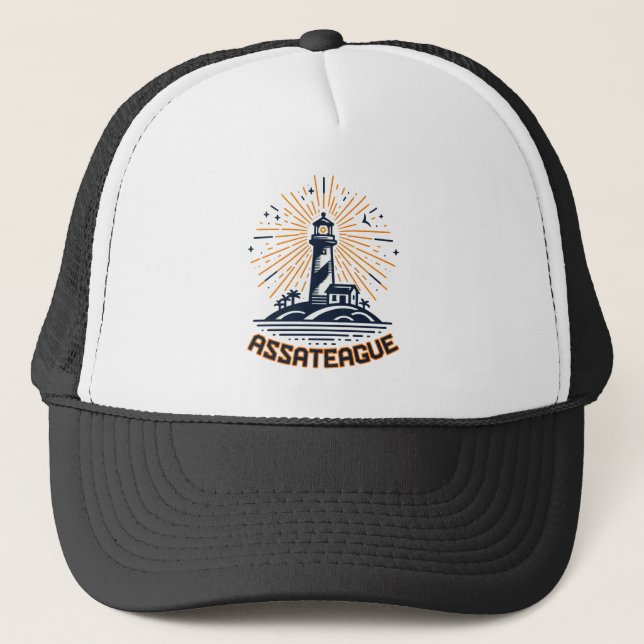 Casquette Phare d'Assateague Virginie Lever du soleil (Devant)