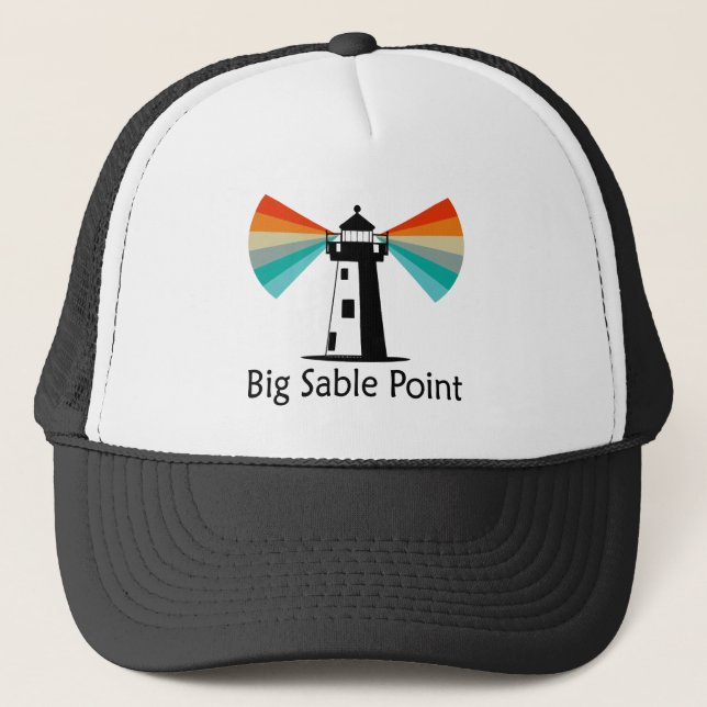 Casquette Phare de Big Sable Point Arc-en-ciel (Devant)